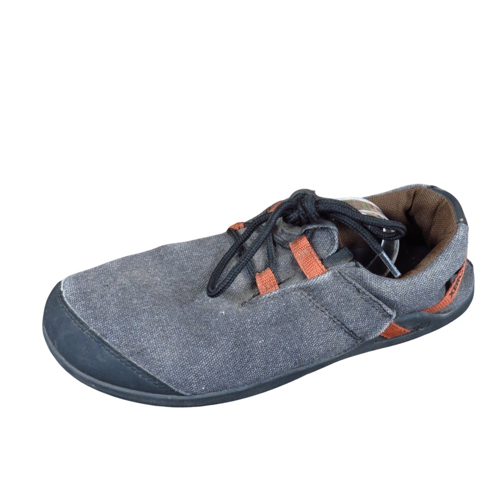 Xero Shoes Hana Mens Barefoot Shoes Size 7 Minimalist Walking Gray Canvas